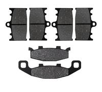 plaquettes de frein avant de moto Plaquettes de frein pour avant et pour arrière pour moto pour ZZR400 ZX400 1990-1992 ZX600 ZX6 1990 1991 1992 1993(2 Front and 1 Rear)