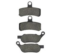 Plaquettes de frein avant et arrière compatibles avec Harley-Davidson Fat Boy FLSTF FLSTFB Heritage Softail Deluxe Custom Slim FLS FLSTC FXST FXSTC FLSTN(Front and Rear)