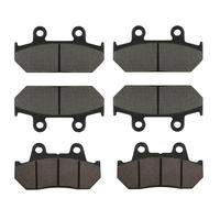 Plaquettes de frein avant et arrière de moto adaptées à HONDA GL1500 Goldwing Aspencade Interstate VFR750 Interceptor 1986-2000 87.9x41.1x8.8mm 90x49x10mm(Front and rear)