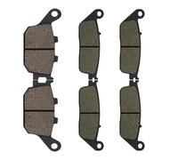 Plaquettes de frein avant et arrière for moto, compatibles avec CBF 600 2004-2006, CBF600 ABS, CBF1000 1000 2006-2009(Front and Rear)