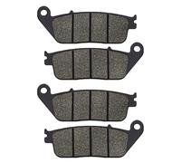 Plaquettes De Frein Avant Et Arrière,Pour Honda 599 Cb600 Cb600f Hornet Cbf600 Cbf 600 Cbr600 Cbr 600 F3 Cb 750 Seven Quarante Cbf1000 92-11 - Type 2 Pairs Front