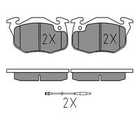 1x Kit de plaquettes de frein, frein à disque MEYLE 025 209 0518/PD