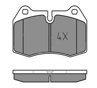 Plaquettes de frein avant MEYLE OE pour Bmw Série 7 E38 (07/1993-07/2001)