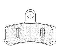 CL BRAKES Plaquettes de frein CL BRAKES route métal fritté - 1212A3+