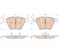 PLAQUETTES DE FREIN BMW P. X5/X6 3.0-4.4 07-