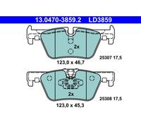 PLAQUETTES DE FREIN BMW T. 1/2/3/4 10- CERAMIC