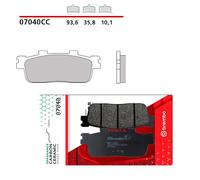 Brembo 07040 Organic Brake Pads Clair