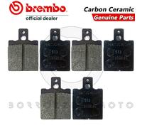 PLAQUETTES DE FREIN BREMBO Avant + Arrière Moto guzzi V35 Tt Enduro 350 1986