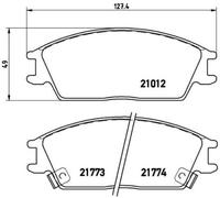 PLAQUETTES DE FREIN BREMBO - P 30 024