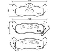 PLAQUETTES DE FREIN BREMBO - P 37 011