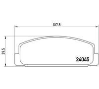 PLAQUETTES DE FREIN BREMBO - P 49 036