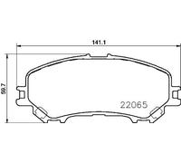 Brembo Plaquette de frein P 56 100