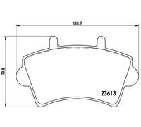 Brembo Plaquettes de frein P 59 039 - Avant - pour Renault, Opel, Nissan - Jeu de 4