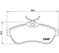 PLAQUETTES DE FREIN BREMBO - P 61 075