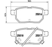 PLAQUETTES DE FREIN BREMBO - P 83 133