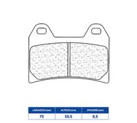 Plaquettes De Frein BREMBO P4.30/34F 20.9330> Axial 0 00>00