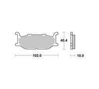 PLAQUETTES DE FREIN BREMBO SA07YA27 SA YAMAHA XJ 900 S DIVERSION