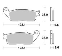 PLAQUETTES DE FREIN BREMBO SP07HO31 SP HONDA CBR 1000 F 89-93 998