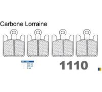 Plaquettes de frein Carbone Lorraine type 1110 XBK5