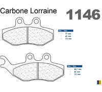 Plaquettes de frein Carbone Lorraine type 1146 S4