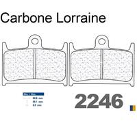 Plaquettes de frein Carbone Lorraine type 2246 A3+