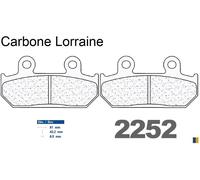 Plaquettes de frein Carbone Lorraine type 2252 XBK5