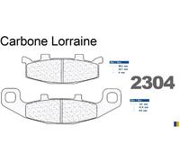 Plaquettes de frein Carbone Lorraine type 2304 A3+