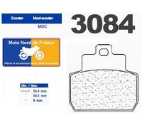 PLAQUETTES DE FREIN RAKES 3084MSC