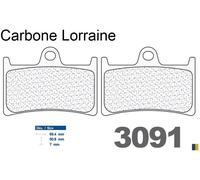 CL PLAQUETTES DE FREIN MÉTAL FRITTÉ POUR MAXI SCOOTER - 3091MSC