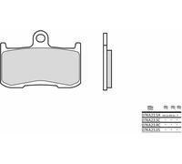 Plaquettes de frein céramique BREMBO Street Carbon - 07KA2305