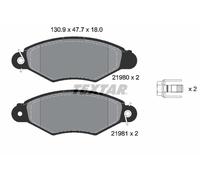 PLAQUETTES DE FREIN CITROEN P. XSARA/206 SANS CAPTEUR