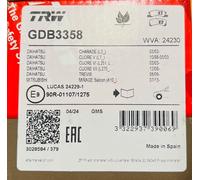 PLAQUETTES DE FREIN DAIHATSU P. CUORE