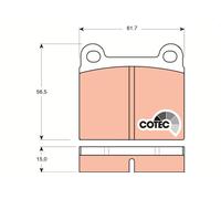 PLAQUETTES DE FREIN DB T. W115 72-79