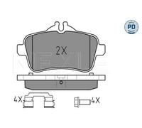 PLAQUETTES DE FREIN DB T. W166/C292/X166 4-MATIC 11-19