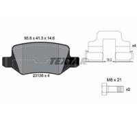 PLAQUETTES DE FREIN DB T. W169 A-CLASS/W245 B-CLASS 04- VOIR