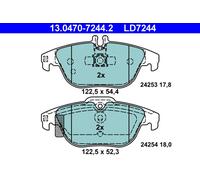 PLAQUETTES DE FREIN DB T. W204/S204/C204/C207/A207 1.6-5.5 07- CERAMIC