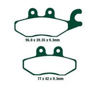 Plaquettes De Frein Ebc Plaquette Ebc-Sfa418hh