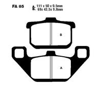 Ebc Fa-v Series Fa085v Sintered Brake Pads Noir