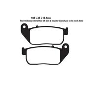 Ebc Fa-v Series Fa381v Sintered Brake Pads Noir