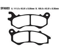 EBC Plaquettes de frein SFA603