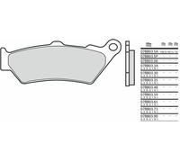 Plaquettes de frein en métal fritté BREMBO Street - 07BB03SA