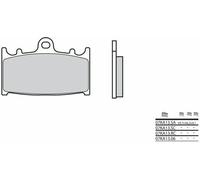 Plaquettes de frein en métal fritté BREMBO Street - 07KA13SA