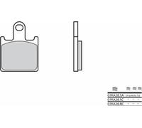 Plaquettes de frein en métal fritté BREMBO Street - 07KA28SA