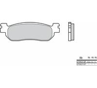 Plaquettes de frein en métal fritté BREMBO Street - 07YA37SP