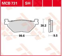 Plaquettes de frein en métal fritté Sv Trw Yamaha Scr/xv/xvs/xt/fjr/tdm/vmx