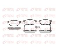 1x Kit de plaquettes de frein, frein à disque REMSA 0233.52 convient pour