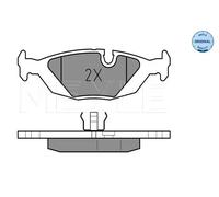 MEYLE 025 206 7516 Plaquettes de frein