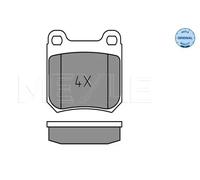 Plaquettes de frein Essieu arrière 025 210 5015 MEYLE pour OPEL SAAB