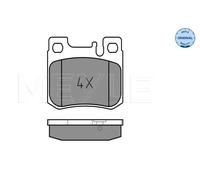 Plaquettes de frein Essieu arrière 025 213 0115 MEYLE pour MERCEDES-BENZ 190