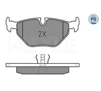 MEYLE Jeu de garnitures de frein, frein à disque 0252160717/PD Compatible avec: BMW 3, 3 Compact, 3 Coupe, Z3 Coupe, Z3 Roadster